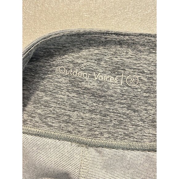 Outdoor Voices Warm Up Two Toned Gray Heathered 3/4 Cropped Leggings Medium - Picture 6 of 6